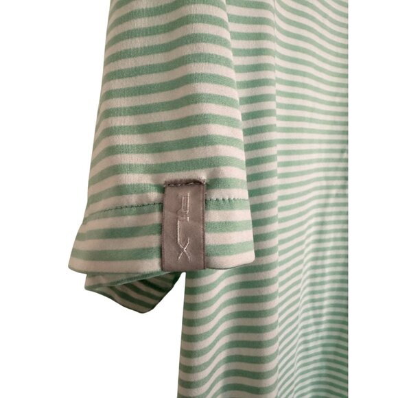 Ralph Lauren Black Label Polo Size Large Striped Stretch Shirt EUC - Picture 3 of 9
